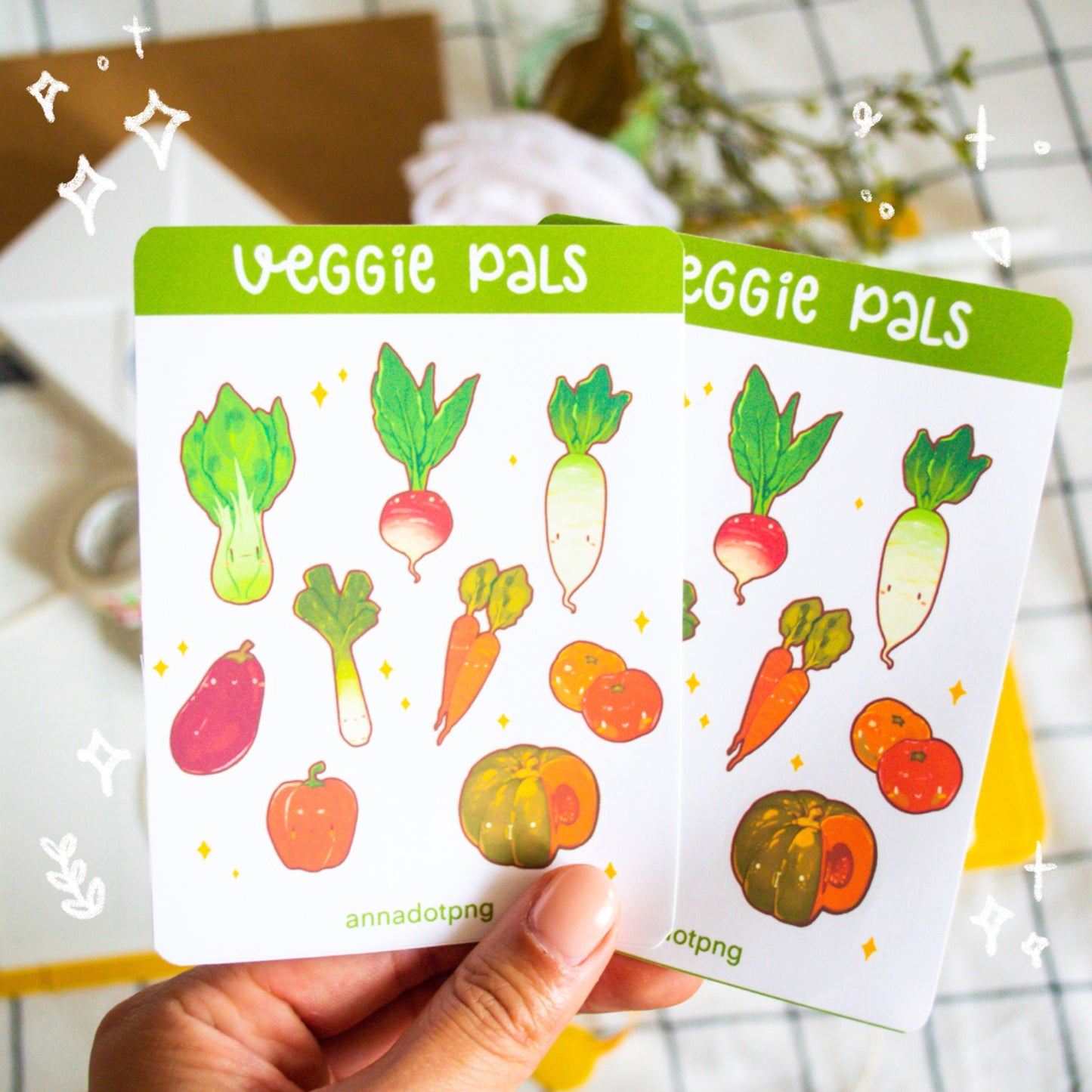 Veggie Pals Sticker Sheet